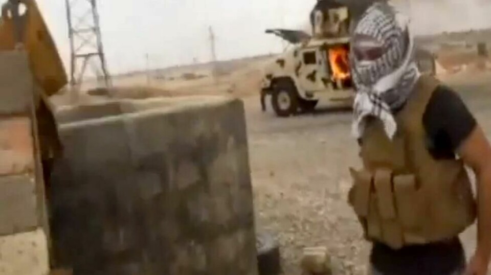 Propagandavideo fra en gruppe som støttet IS, offentliggjort 11. juni 2014, på samme tid som paret møttes og giftet seg i Syria, og IS fullførte sin sjokkoffensiv i Irak. Illustrasjonsfoto/arkiv.