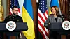 USAs visepresident Kamala Harris møtte torsdag Ukrainas president Volodymyr Zelenskyj i Det hvite hus. Foto: Jacquelyn Martin / AP / NTB