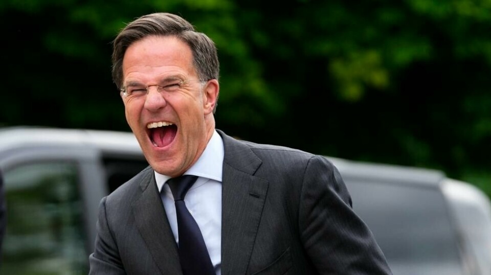 Rutte tar over for Jens Stoltenberg, som trer av 1. oktober.