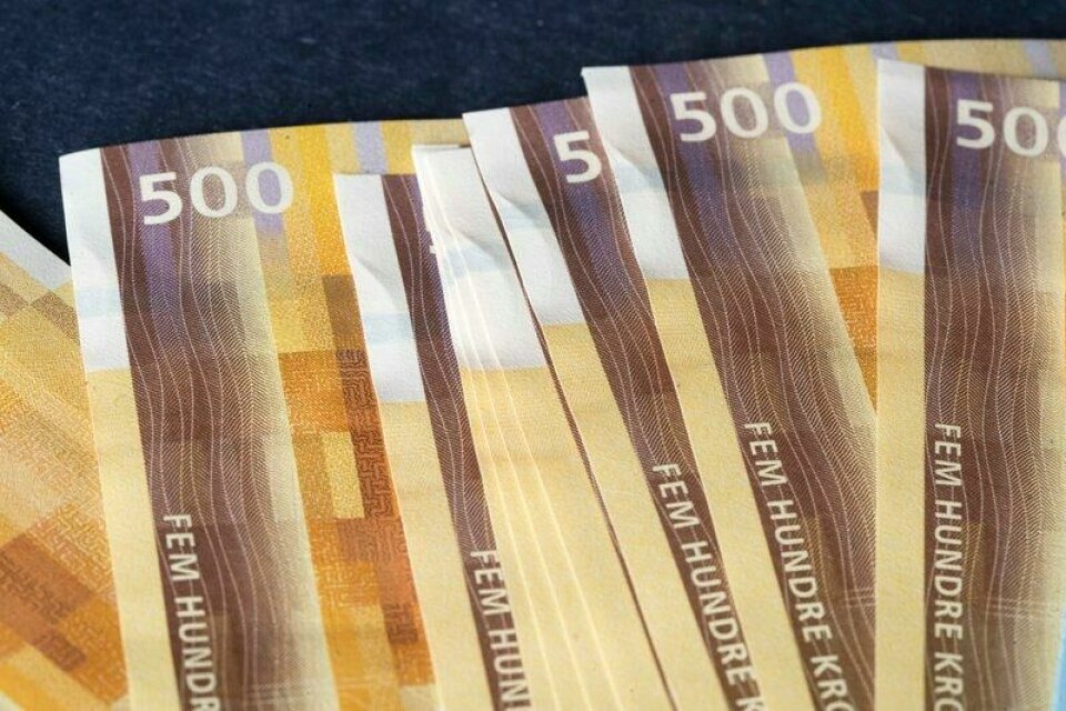 Norske kroner faller i verdi mot de svenske.