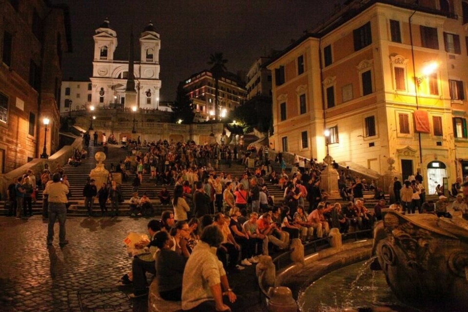Spansketrappen i Roma, eller Scala di Spagna som den heter på italiensk, er et populært hvilested for turister som besøker byen. Det blir det nå slutt på. Foto: Marianne Løvland / NTB scanpix Spansketrappen i Roma, eller Scala di Spagna som den heter på italiensk, er et populært hvilested for turister som besøker byen. Det blir det nå slutt på. Foto: Marianne Løvland / NTB scanpix Foto: NTB scanpix