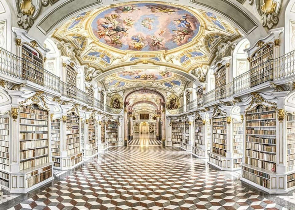 Vinneren av turisme-klassen i den tysk/sveitsisk/østerikske PR-konkurransen ble dette bildet av verdens største klosterbibliotek i benediktinerklosteret Admont i Østerrike. Vinneren av turisme-klassen i den tysk/sveitsisk/østerikske PR-konkurransen ble dette bildet av verdens største klosterbibliotek i benediktinerklosteret Admont i Østerrike. Foto: Stefan Leitner