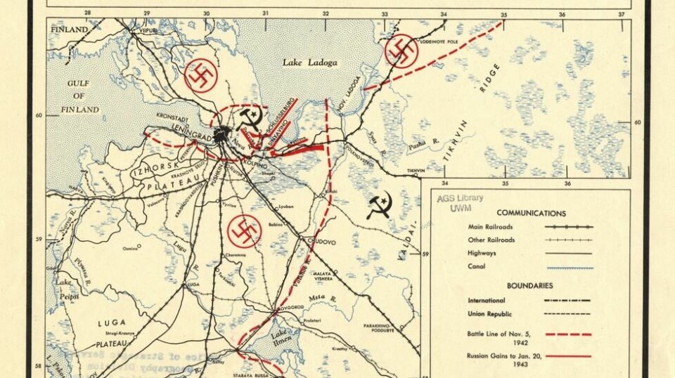 Fronten i Leningrad.