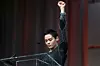 Rose McGowan under Women's Convention i oktober i fjor, ikke lenger etter hun fortalte offentlig om Weinsteins overgrep på henne. Foto: Paul Sancya / AP