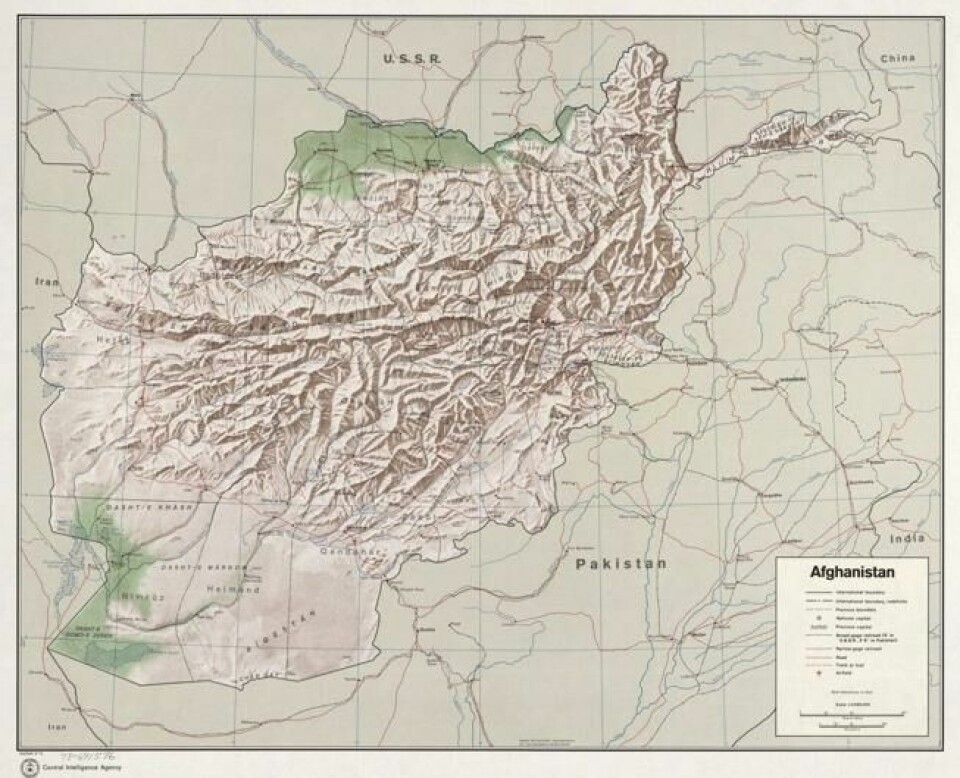 Afghanistan 1971. Afghanistan 1971. Foto: CIA