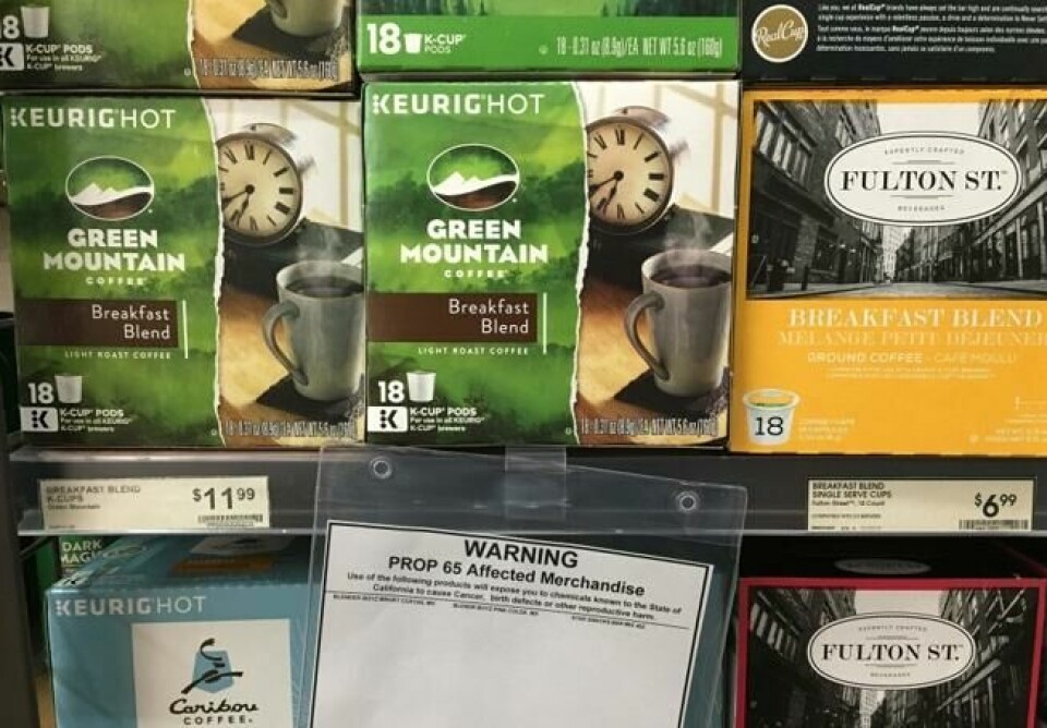 Ifølge dommen i ankesaken, klarte ikke Starbucks og de andre kaffeaktørene å bevise at de andre positive helseeffektene ved å drikke kaffe veier tyngre enn kreftrisikoen. Ifølge dommen i ankesaken, klarte ikke Starbucks og de andre kaffeaktørene å bevise at de andre positive helseeffektene ved å drikke kaffe veier tyngre enn kreftrisikoen. Foto: Mark Ralston / AFP