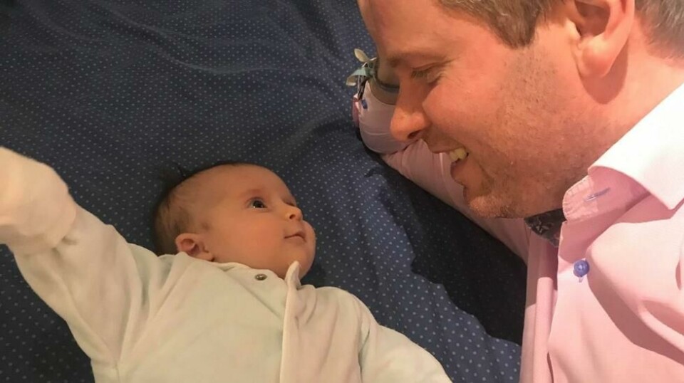Pål Arne Davidsen gledet seg enormt til å få se igjen datteren Ingrid Sophia da ABC Nyheter snakket med ham. Her er de to foreviget tre uker senere i Libanon. Foto: Privat
