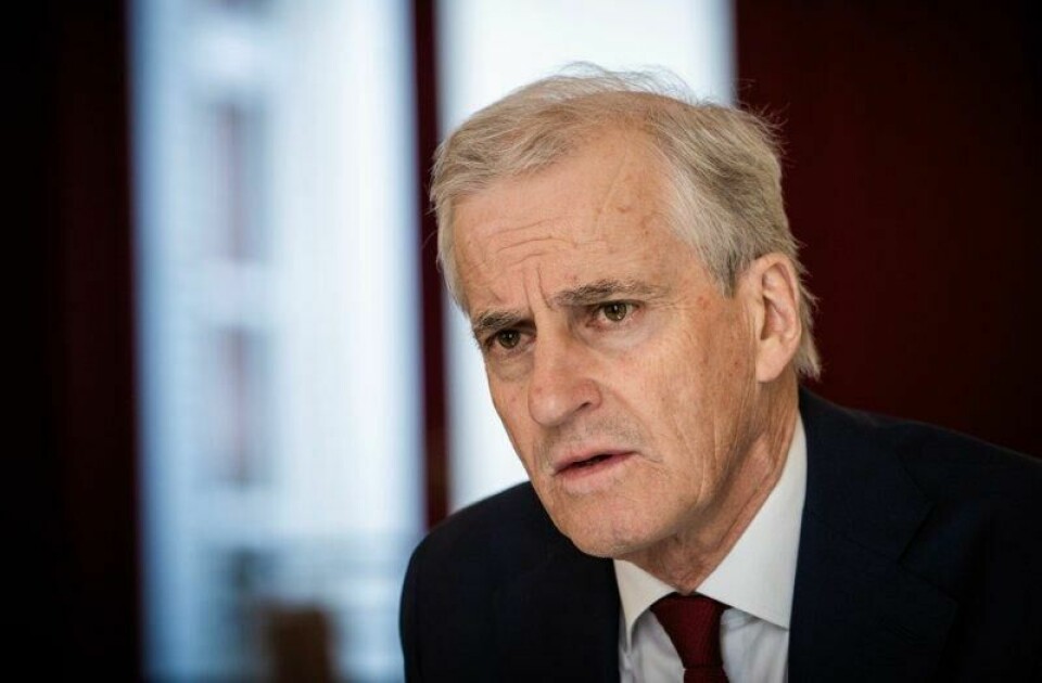 Statsminister Jonas Gahr Støre mener børskrakket mandag er dramatisk.