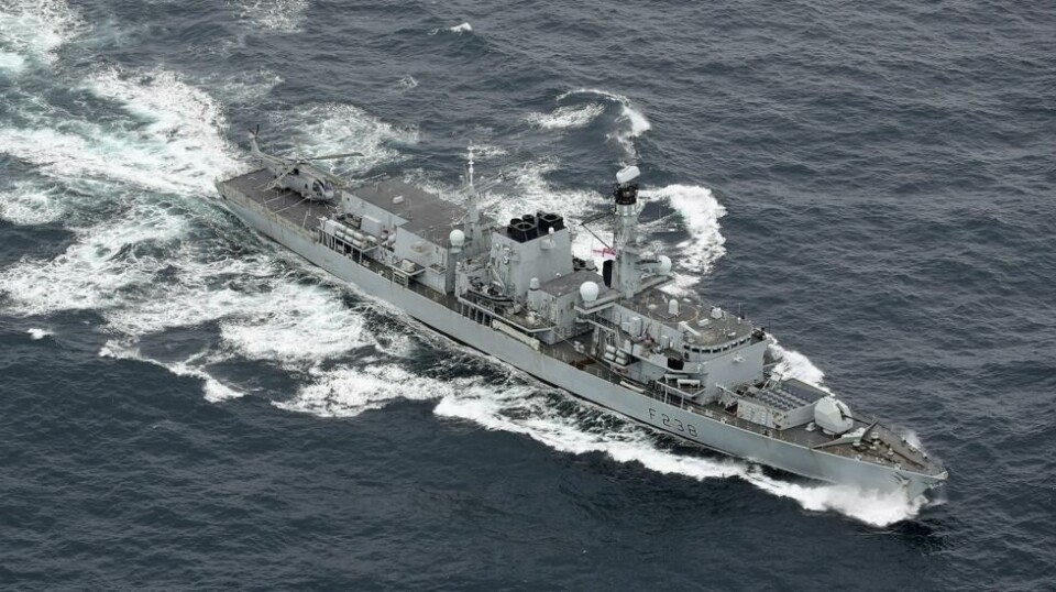 HMS Northumberland kolliderte med en russisk ubåt i Atlanterhavet sent i 2020. Siden det var et britisk dokumentarteam om bord i fregatten så har det britiske forsvarsdepartementet og marinen bekreftet hendelsen.