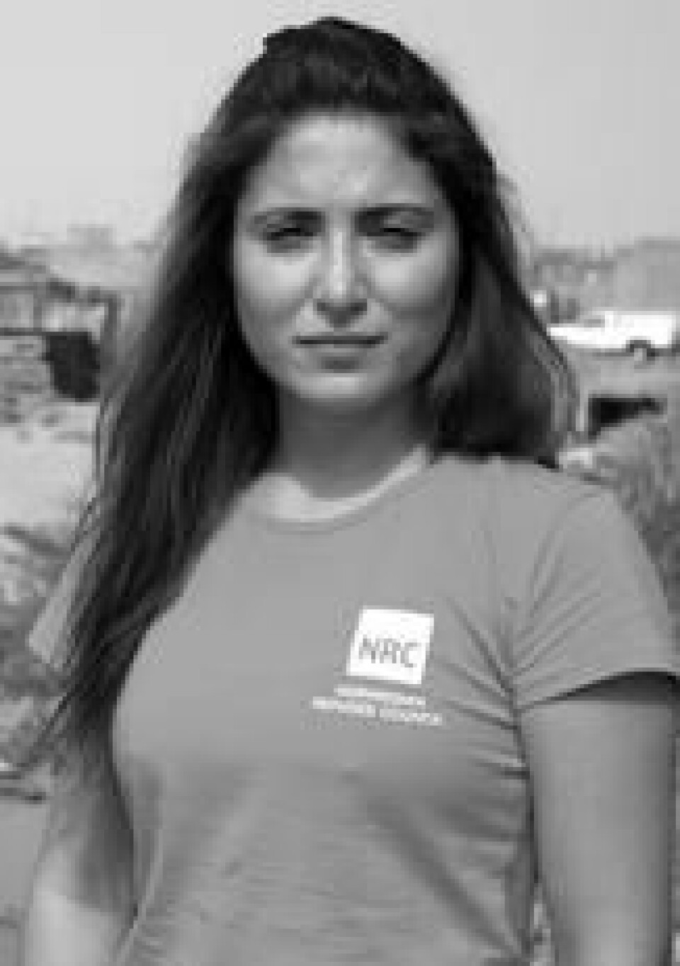 Flyktninghjelpens mediekoordinator i Irak, Becky Bakr Abdulla. Foto: Flyktninghjelpen. Flyktninghjelpens mediekoordinator i Irak, Becky Bakr Abdulla. Foto: Flyktninghjelpen.