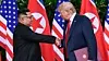 TRUMP OG KIM: – Trump klarer ikke å se at han blir utsatt for en strategi som spiller opp mot hans personlige svakheter, mener Svein Melby. Foto: Susan Walsh / AP