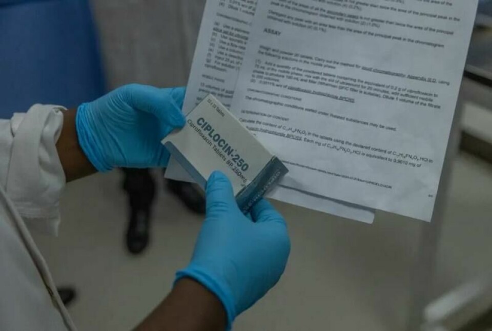 Dette laboratoriet ved Pharmacy and Medicines Regulatory Authority (PMRA) spiller en kritisk rolle i kampen mot falske medisiner i Malawi. Dette laboratoriet ved Pharmacy and Medicines Regulatory Authority (PMRA) spiller en kritisk rolle i kampen mot falske medisiner i Malawi. Foto: Sofi Lundin