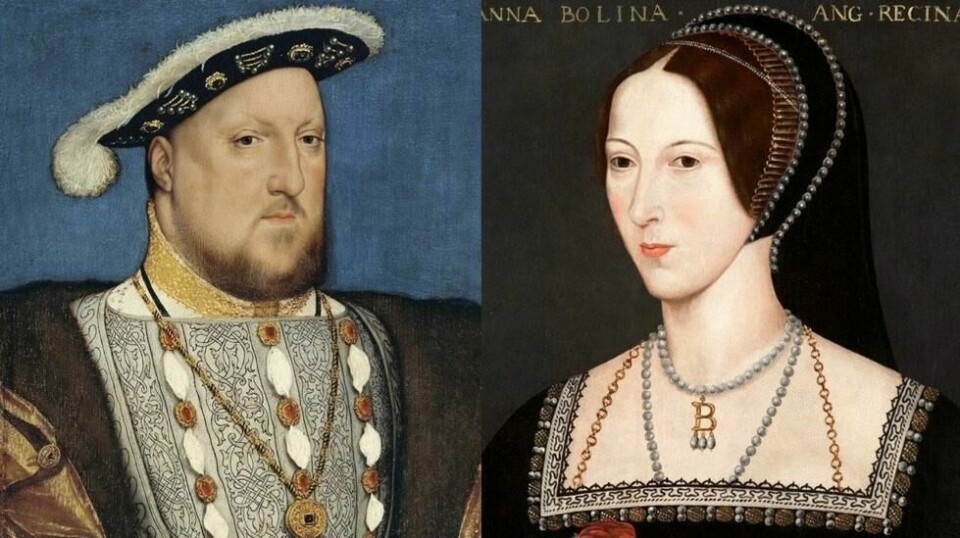 Henrik 8. og Anne Boleyn. Ekteskapet varte i kun tre år før dronningen ble fengslet og henrettet. Nesten 500 år senere lever mytene om henne fortsatt videre.