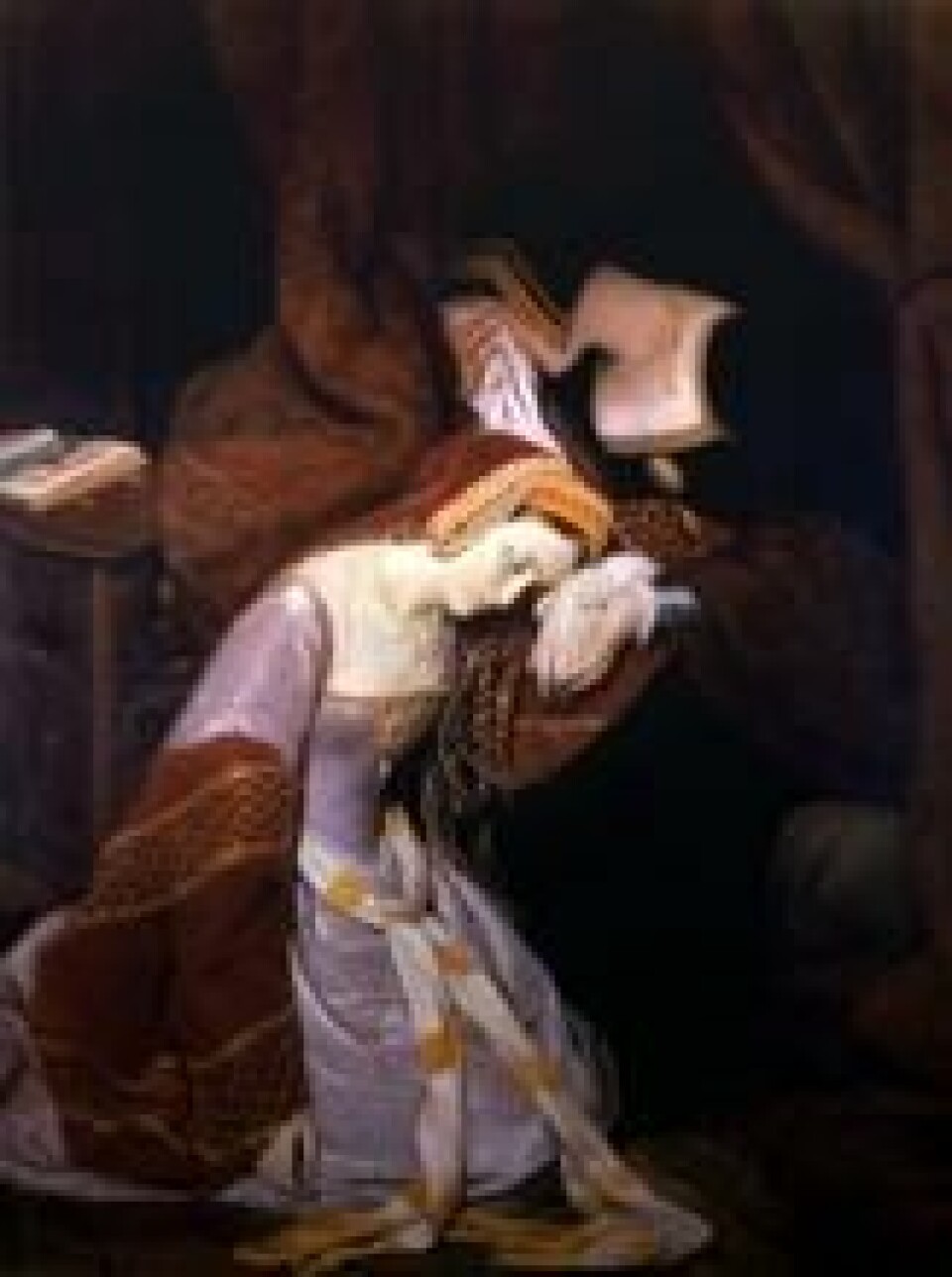 Anne Boleyn i London Tower, malt av Édouard Cibot (1799–1877). Anne Boleyn i London Tower, malt av Édouard Cibot (1799–1877). Foto: Édouard Cibot (1799–1877)