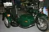 IMZ-Ural motorsykkel med sidevogn.