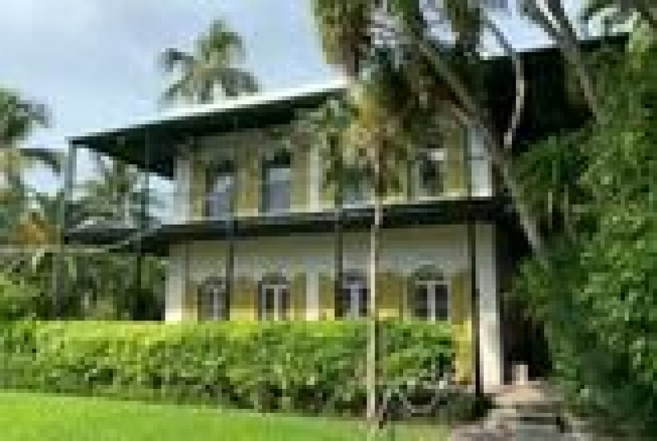 Huset til forfatteren Ernest Hemingway er nå gjort om til museum. Foto: Sverre Bjørstad Graff. Huset til forfatteren Ernest Hemingway er nå gjort om til museum. Foto: Sverre Bjørstad Graff.