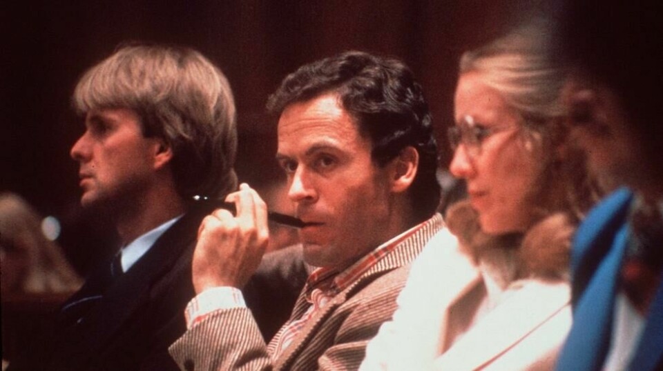 Ted Bundy nektet for alt i rettsalen i Florida i 1979.