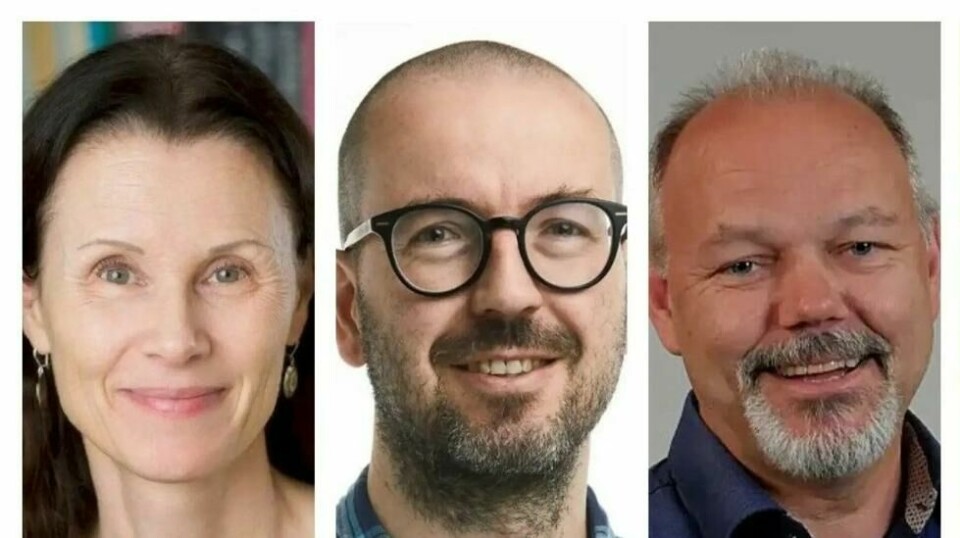 Ekspertene peker på flere grep for å få ned sykefraværet. Fra venstre: Heidi Gautun ved OsloMet, Simen Markussen ved Frischsenteret og Ulf Andersen i Nav. (Kollasj: Forskning.no).