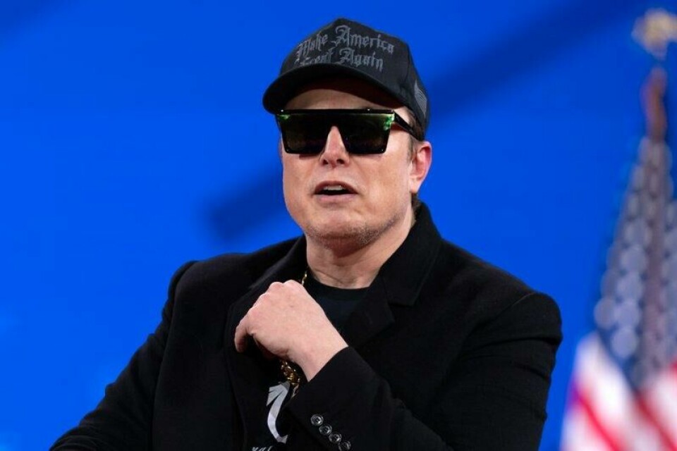Elon Musk under et arrangement i forrige uke.