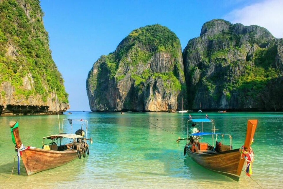 I 2018 ble det vakre Thailand-reisemålet Maya Bay stengt for turister å verne om buktens sårbare naturmangfold. I 2018 ble det vakre Thailand-reisemålet Maya Bay stengt for turister å verne om buktens sårbare naturmangfold. Foto: Shutterstock / NTB