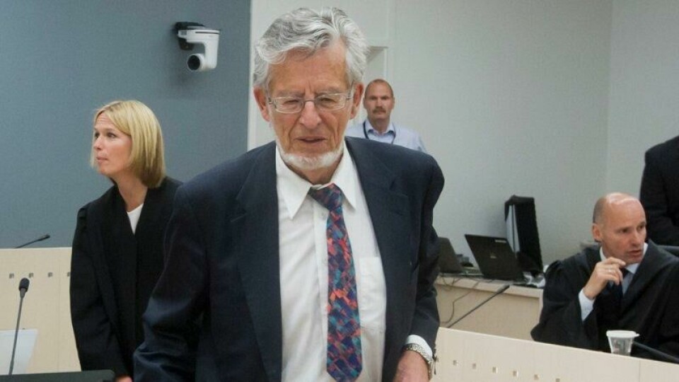 Professor Einar Kringlen er død, 93 år gammel. Her er han under rettssaken etter terrorangrepet 22. juli 2011.