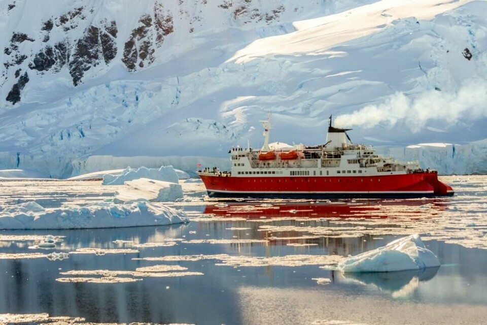 Antarktis cruise. Et strengere regelverk forventes. Antarktis cruise. Et strengere regelverk forventes. Foto: Shutterstock / NTB