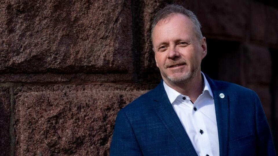Owe Ingemann Waltherzøe, leder i Industri- og næringspartiet (INP). kan juble etter nok en god måling.