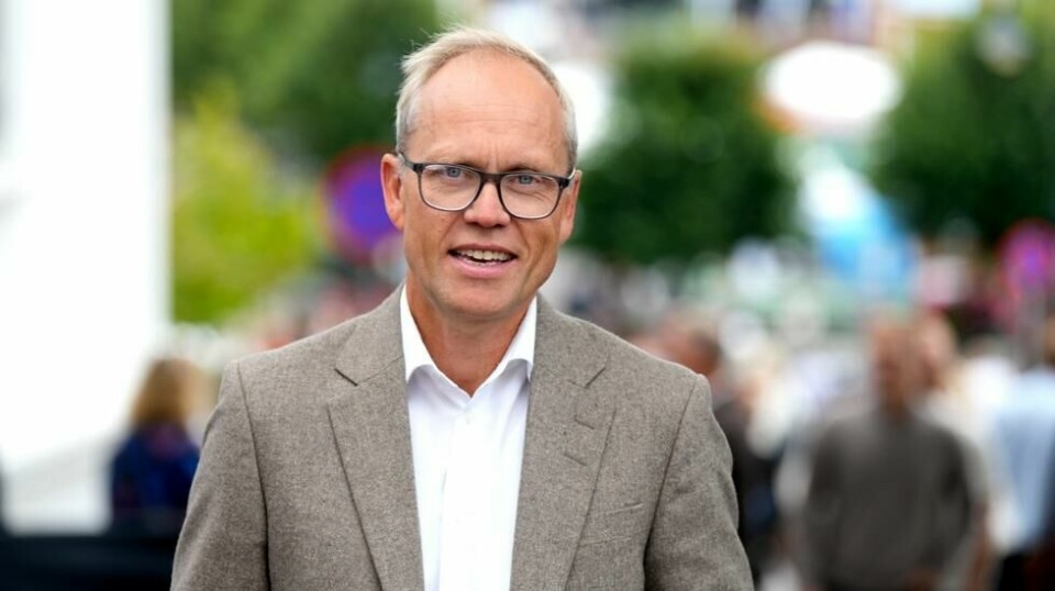 Sjeføkonom Kyrre M. Knudsen i Sparebank 1 SR-Bank, her under Arendalsuka tidligere i august.