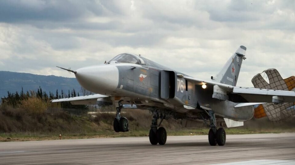 Det var et russisk kampfly av typen SU-24 som beveget seg inn i svensk luftrom forrige lørdag. Russland har blant annet brukt flyet i Syria.