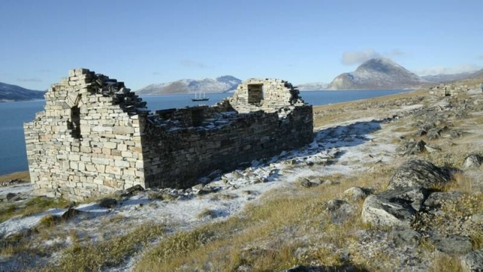 En vielse i 1408 i kirken i Hvalsey (bildet) i Austerbygd er det siste man kjenner fra den norrøne befolkningen på Grønland. Tilsammen bodde de på øya i 500 år. Men Grønland var fortsatt norsk etter at de forsvant.