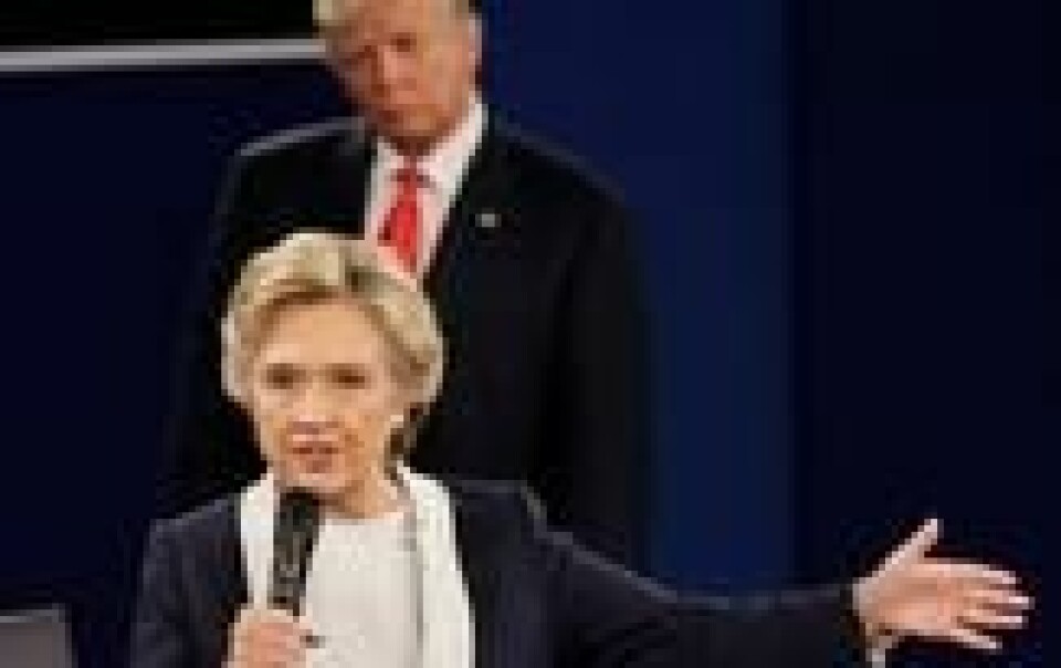 Hedda Langemyr hevder pressen har støttet Clinton i valgkampen. Hedda Langemyr hevder pressen har støttet Clinton i valgkampen. Foto: John Locher / AP