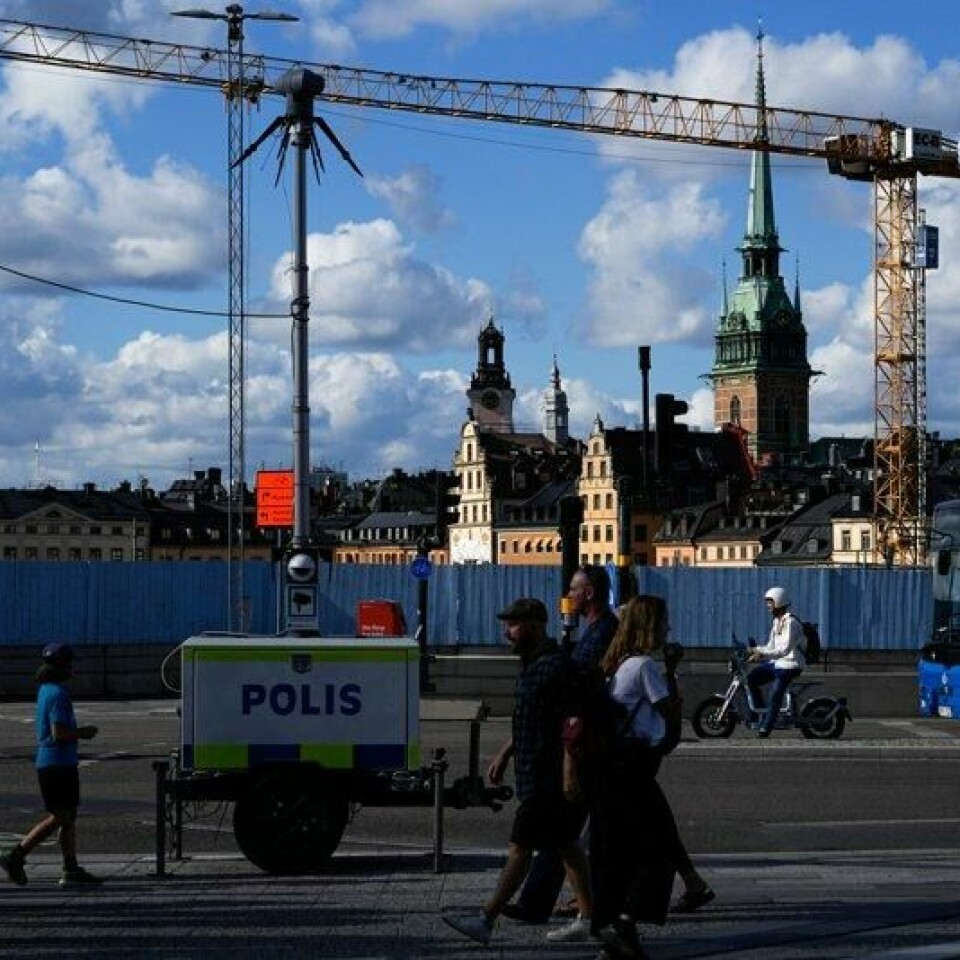 Økonomien i Sverige krympet i februar. Her fra Stockholm i 2023.