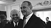 Harold Holt og Lyndon B. Johnson på en mottakelse i 1966. Foto: Yoichi Okamoto / Lyndon Baines Johnson Library and Museum