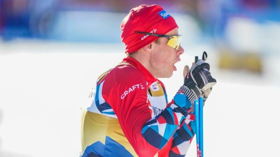 Harald Østberg Amundsen under sprint prolog i Davos.
