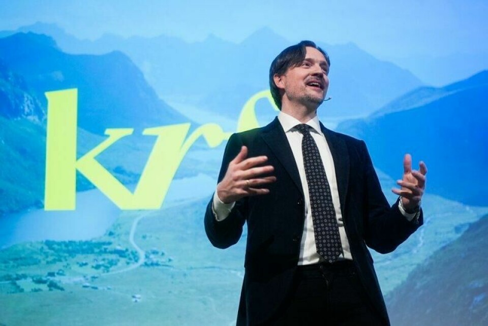 Store skattefradrag kan gjøre at folk vil få flere barn, mener KrF-leder Dag Inge Ulstein.