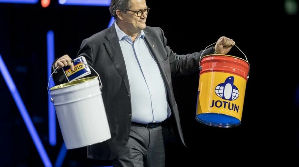 2023 ble et år hvor Jotun nådde nye høyder. De leverte et rekordresultat, til konsernsjef Morten Fons store glede. Foto: Vidar Ruud / NTB