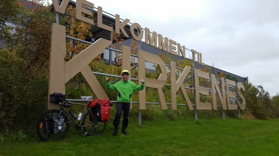 76 dager og 5360 kilometer senere ... 76 dager og 5360 kilometer senere ... Foto: Lars Erik Sira