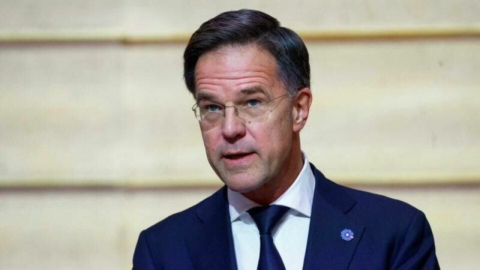 Natos generalsekretær Mark Rutte.