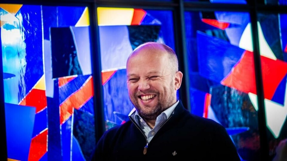Finansminister Trygve Slagsvold Vedum (Sp) tror økonomien i Norge går lysere tider i møte. Mandag legger han fram statsbudsjettet for 2025. Foto: Ole Berg-Rusten / NTB