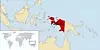 Regionen Papua (tidligere Irian Jaya) er den vestlige delen av øya Ny-Guinea. Papua ligger 3000 kilometer fra Indonesias hovedstad Jakarta, på grensen til Papua Ny-Guinea.