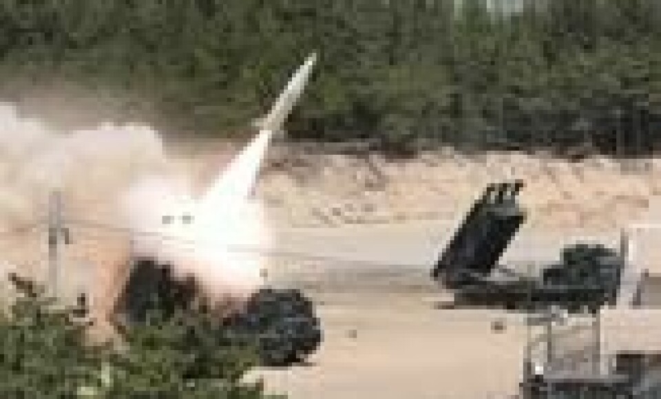 Ukraina har lenge ønsket seg ATACMS-raketter, som har en rekkevidde på over 320 kilometer. I høst kom de første leveransene fra USA. Ukraina har lenge ønsket seg ATACMS-raketter, som har en rekkevidde på over 320 kilometer. I høst kom de første leveransene fra USA. Foto: Handout / AFP
