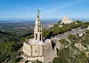 Sant Salvador-klosteret på Mallorca står på toppen av et fjell og kan dateres tilbake til 1300-tallet. Foto: Fundació Mallorca Turisme