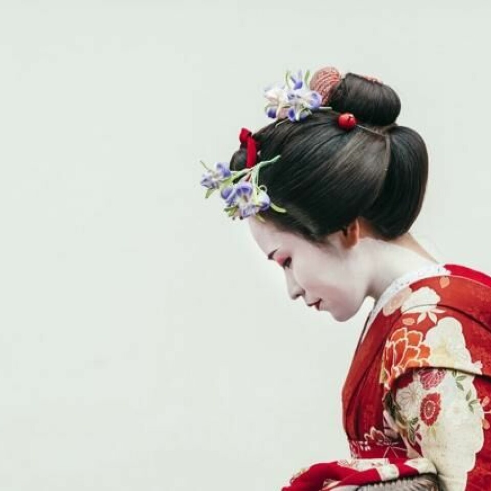 Portrett av Maiko-geisha i Gion Kyoto. Foto: Juri Pozzi / Shutterstock / NTB scanpix. Portrett av Maiko-geisha i Gion Kyoto. Foto: Juri Pozzi / Shutterstock / NTB scanpix.
