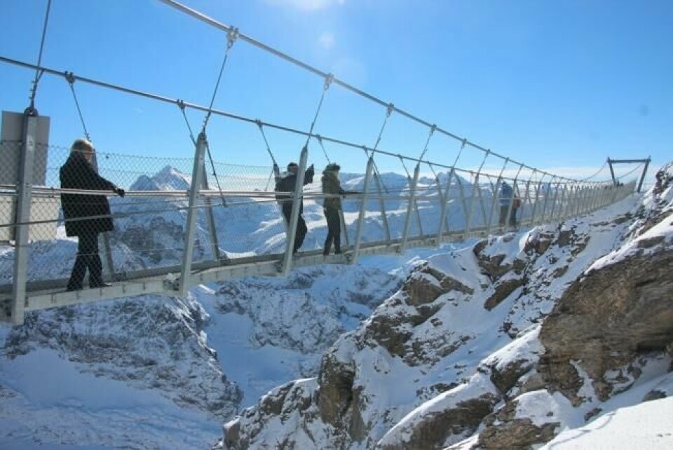 TitlIs Ice Cliff Walk, Sveits TitlIs Ice Cliff Walk, Sveits Foto: Takver/Flickr/CC