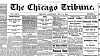 Slik så avisoppslaget ut i The Chicago Tribunes utgave lørdag 3. juli 1869. Til venstre, under tittelen «Fearful disaster» meldes det at en gruppe forskere hadde forsvunnet i Grand Canyon.