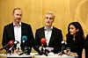 Tidligere nestleder Trond Giske, partileder og statsminister Jonas Gahr Støre, og tidligere nestleder Hadia Tajik. Foto: Heiko Junge / NTB scanpix Foto: NTB scanpix
