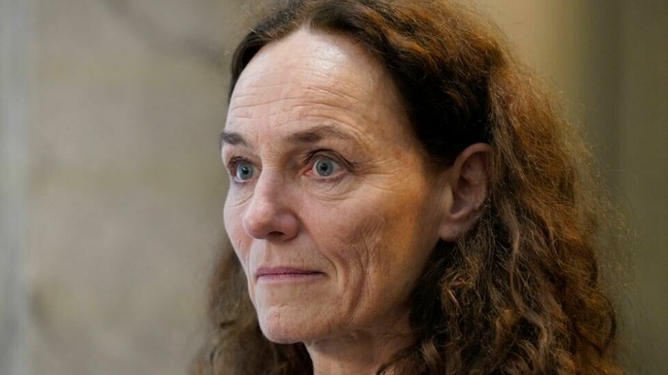 FHI-direktør Camilla Stoltenberg under pressekonferansen med den nye regjeringen torsdag. FHI-direktør Camilla Stoltenberg under pressekonferansen med den nye regjeringen torsdag. Foto: Terje Bendiksby / NTB