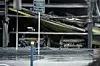 Til sammen 1.600 biler sto parkert tett i tett over fem plan da en av bilene tok fyr. Foto: Carina Johansen / NTB scanpix Foto: Carina Johansen / NTB scanpix