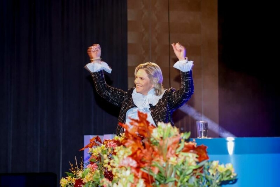 Frp-leder Sylvi Listhaug kan glede seg over stor oppslutning blant kvinnelige velgere.