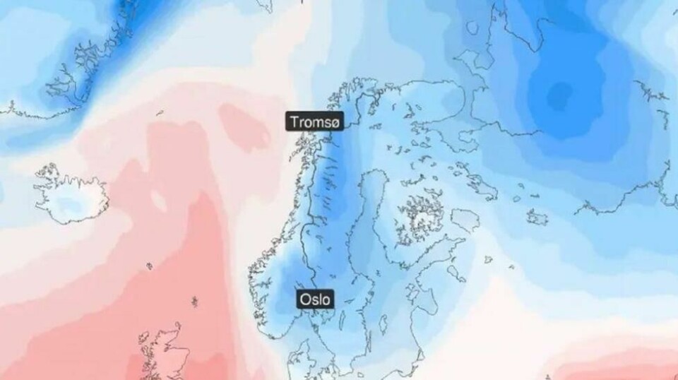 å kan man se værmeldingen tre uker frem i tid.